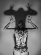Vampires - photo inspired by Vampire's Kiss tattoo. Model: Barbara Anita Rajkowska